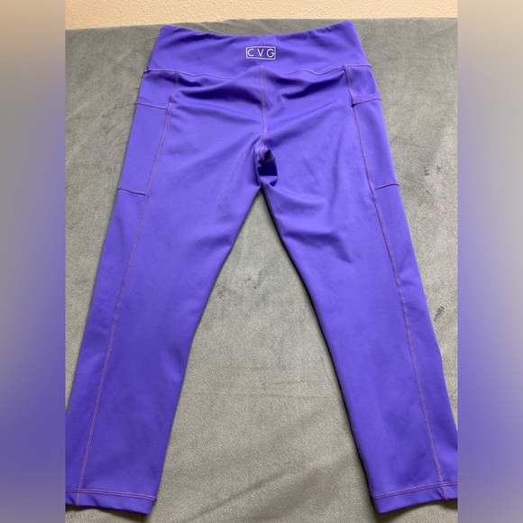 Constantly Varied Gear Purple Capri Leggings M - Picture 3 of 6